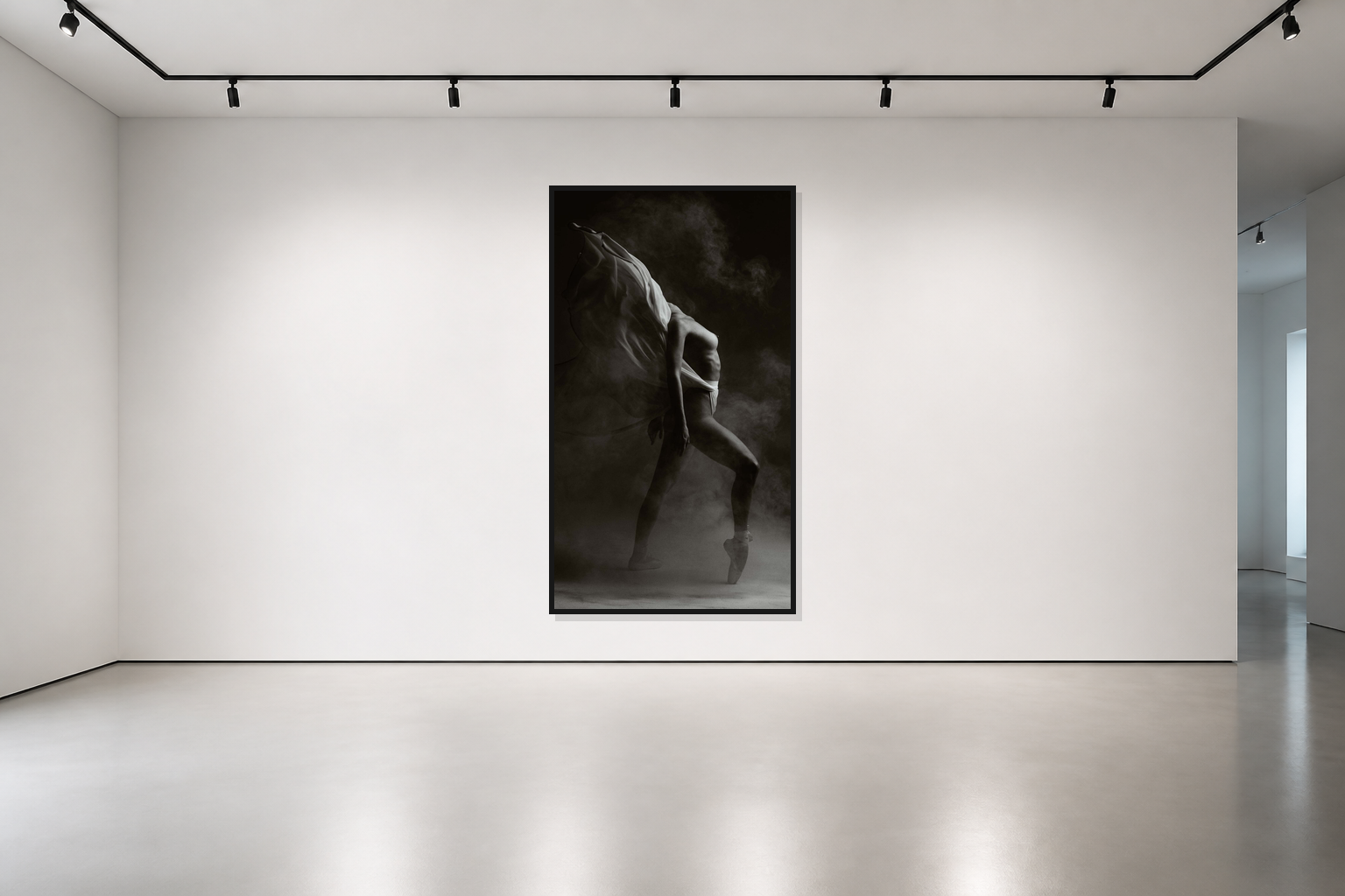 FLUID ELEGANCE A/P installed in the Ale Sosa gallery environment